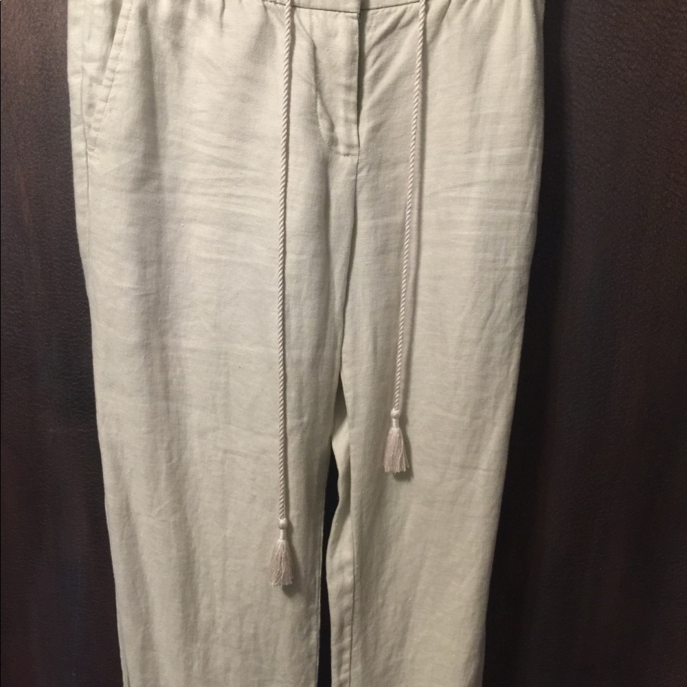 Linen dress pants